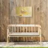 Citroen - Taart - Eten - Geel Tuinposter op houten frame 2 cm dik klein -sfeer4