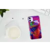 Kameleon - Dieren - Neon - Kleur Telefoonhoesje iPhone 11 klein -oordop11