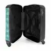 Blauw krab patroon NBS - Handbagage koffer - Kinderen Unisex middel -binnenkant