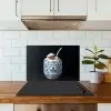 Kokosnoot - Eten - Delfts blauw - Drinken keuken achterwand spatscherm klein -sfeer2