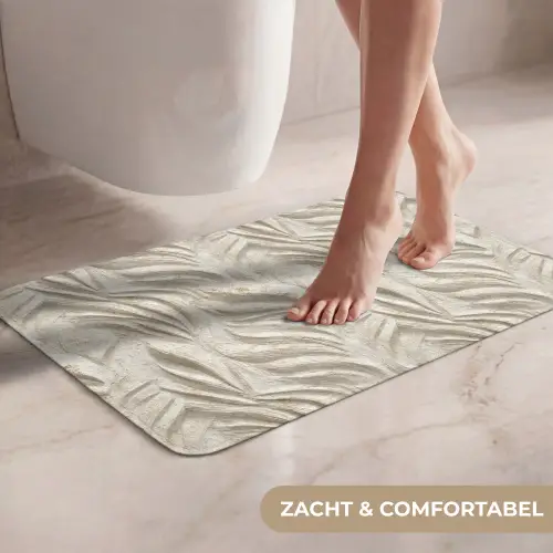 Textuur - Reliëf - Beige WCmat klein 1009 -USP_ZachtNL