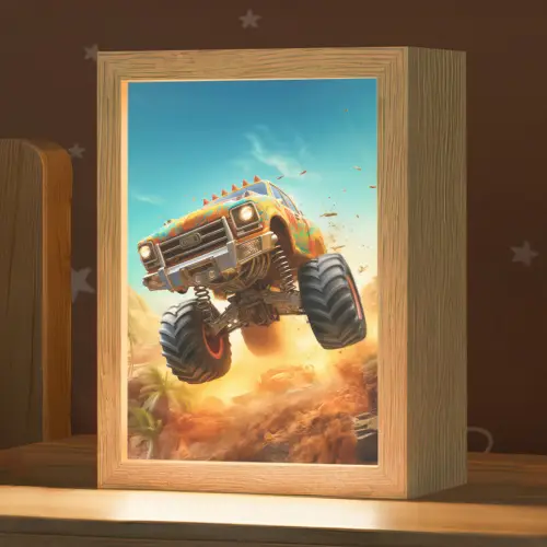 Monstertruck - Kind - Jongen - Auto Light Box met kabel klein -zzz_3d_website