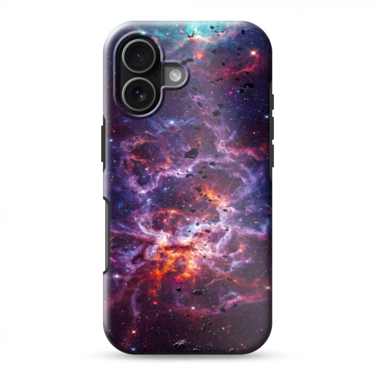 Space - Stars - Abstract - Colorful Toughcase MagSafe Apple iPhone 17 klein -3d