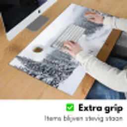 Rivier - Bevroren - Landschap - Winter Muismat XXL klein -sfeer3