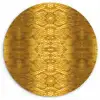 Slang - Boa - Goud - Geel Wandcirkel plexiglas klein 852 -3d