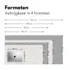 Schubben - Wit - Elegant Muismat XXL klein 681 -sfeer5