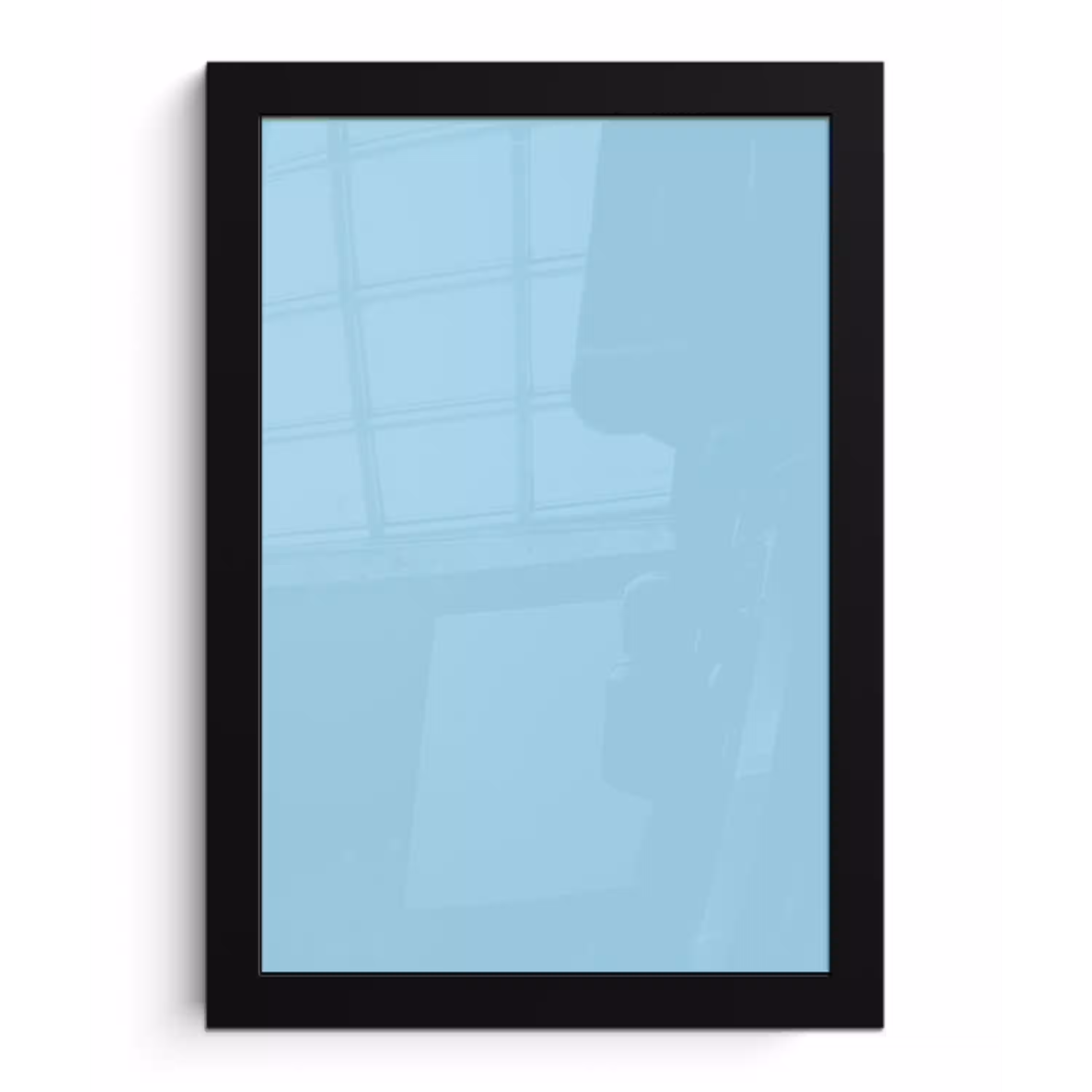 Ice - Blue - Blauw fotolijst zwart zonder passe partout klein 224 -3d