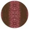 Slang - Boa - Roze - Groen Wandcirkel plexiglas klein 852 -3d