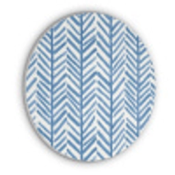 Patroon - Streep - Blauw Akoestische PET Vilt - Rond klein 838 -3d