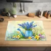 Gieter - Lavendel - Bloesems Inductie beschermer vinyl 3mm klein -sfeer5