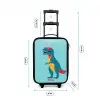 Coole T. rex met zonnebril Kinderkoffer - Zwart klein -productfoto_formaten