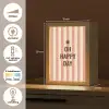 Quote - Zomer - Strepen Light Box met kabel (Tafellamp) klein -USP_NL
