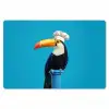 Tucan - Sokkel - Vogel - Koksmuts Placemat vinyl groot -zzsfeer1_Kitchenyeah-website
