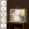 Abstract - Kunst - Goud Light Box met batterij (Wandlamp) middel -USP_websiteoverzichtNL