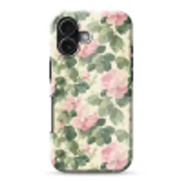 Rozen - Botanisch - Roze Toughcase MagSafe Apple iPhone 17 klein 1017 -3d