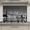 New York - Brug - Brooklyn - Zwart wit - Architectuur keuken achterwand spatscherm klein -3d_website