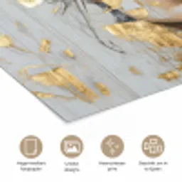 Sierlijk - Vrouw - Goud - Ogen poster papier klein -closeup_NL
