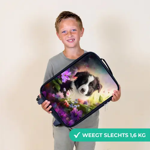 Lasse het Hondje Kinderkoffer - Zwart klein -sfeer4_NL