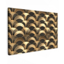 Schubben - Structuur - Goud Tuinposter op houten frame 2 cm dik klein 845 -3d