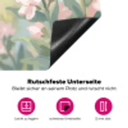 Kolibrie - Illustratie - Kleurrijk Inductie beschermer vinyl 3mm klein -zzzzzzz-lf-onderkant