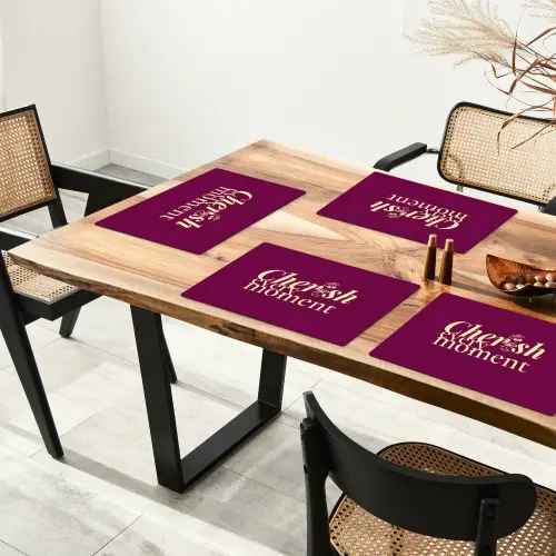 Cherish every moment - Cocktailglas - Bordeaux Placemat vinyl groot -zzsfeer4_Kitchenyeah-website