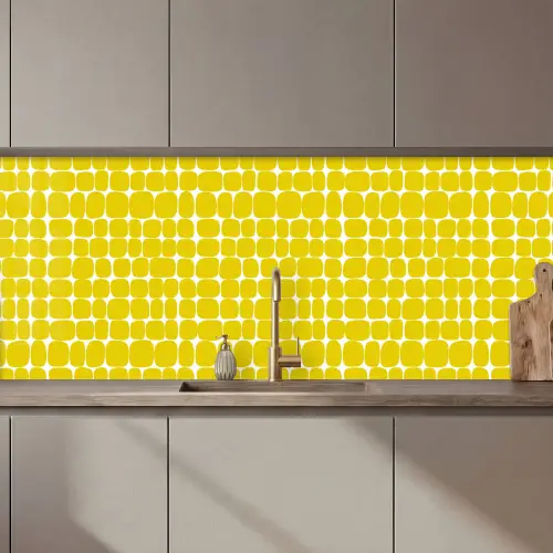 Stippen - Modern - Geel keuken achterwand 2 middel 871 zz_3dshopping