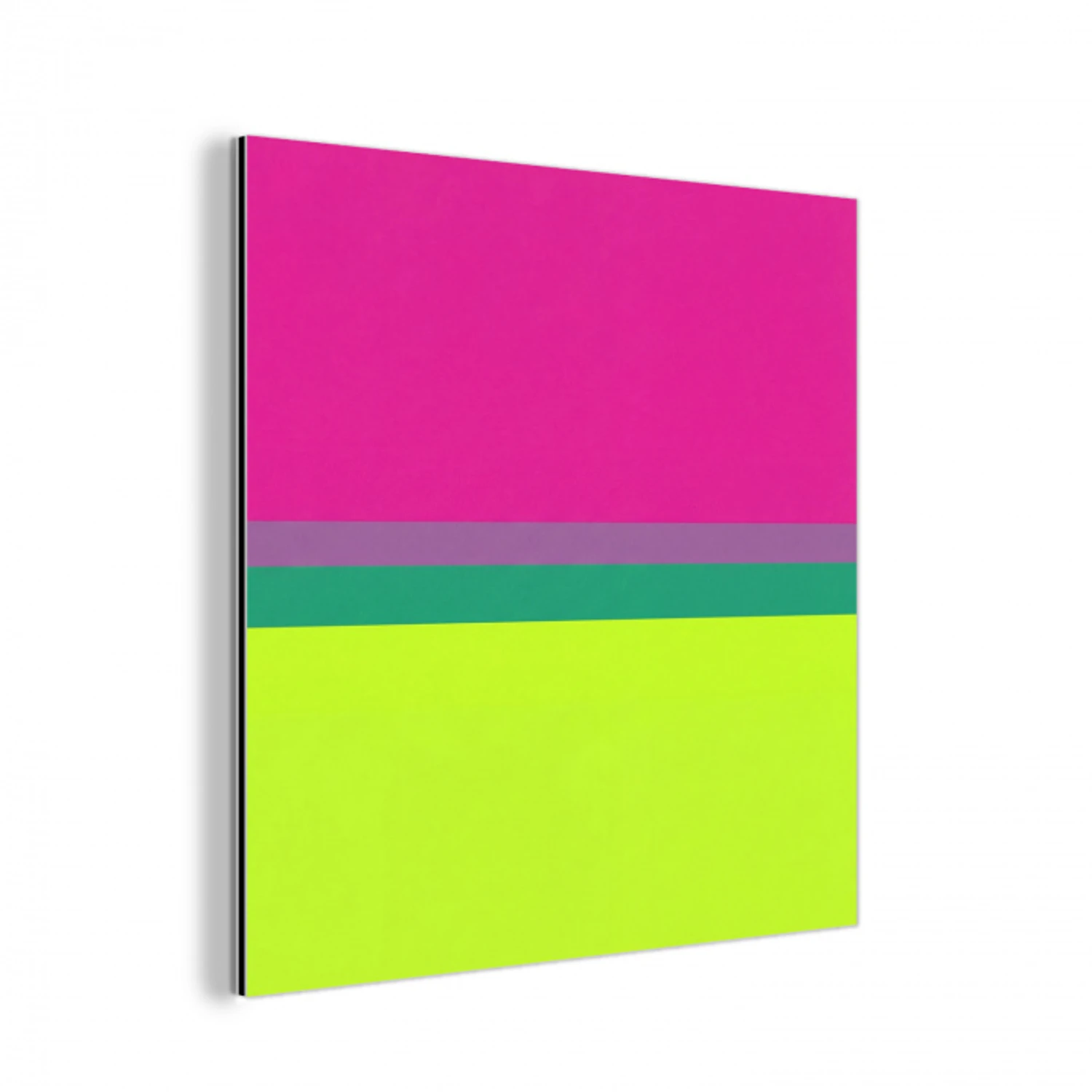 Strepen - Modern - Kleurrijk aluminium wit klein -3d