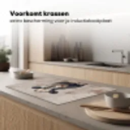 Koe - Portret - Dieren - Modern Inductie beschermer vinyl 3mm klein -sfeer1