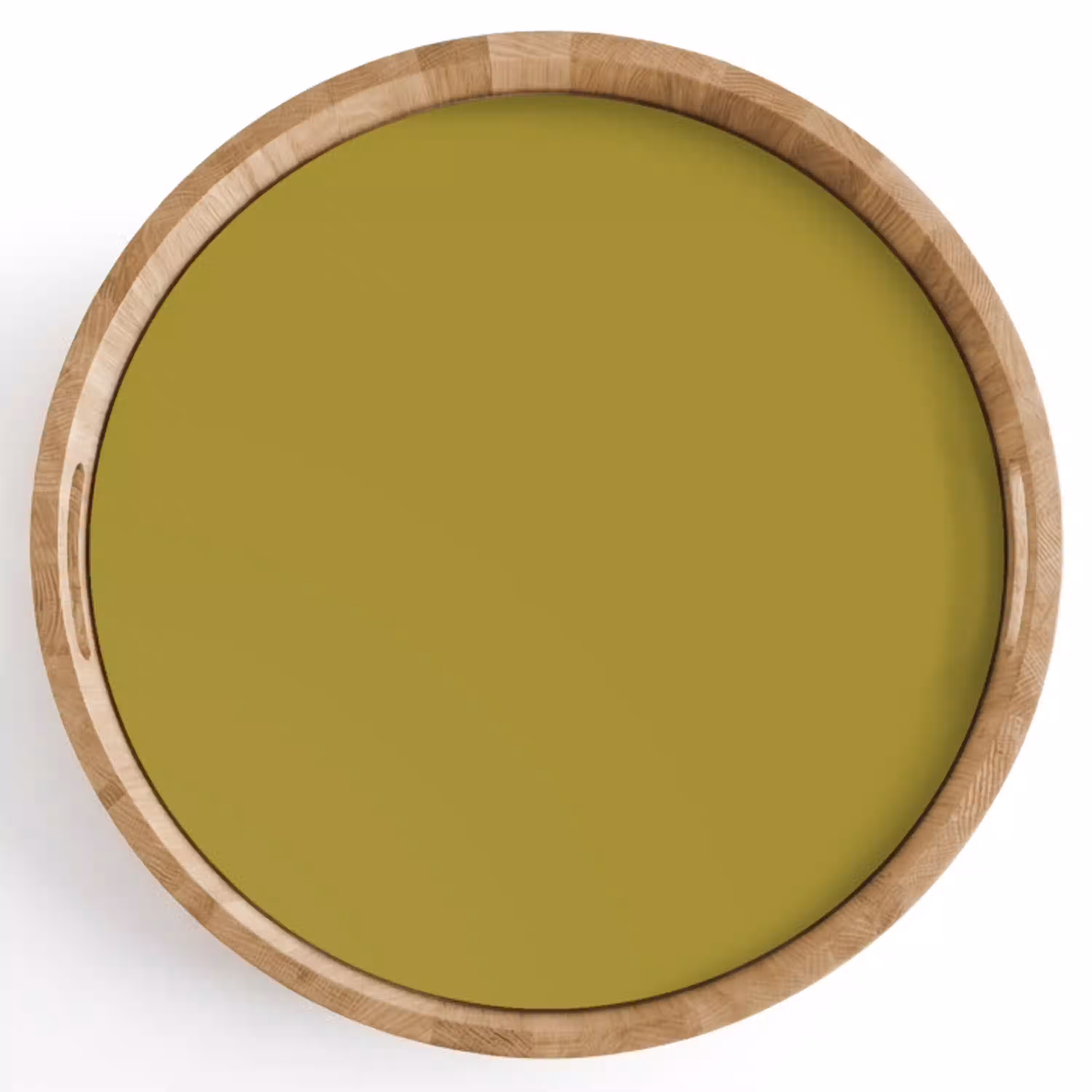 Antique - Moss - Groen Dienblad Rond middel 914 -z3d_shopping