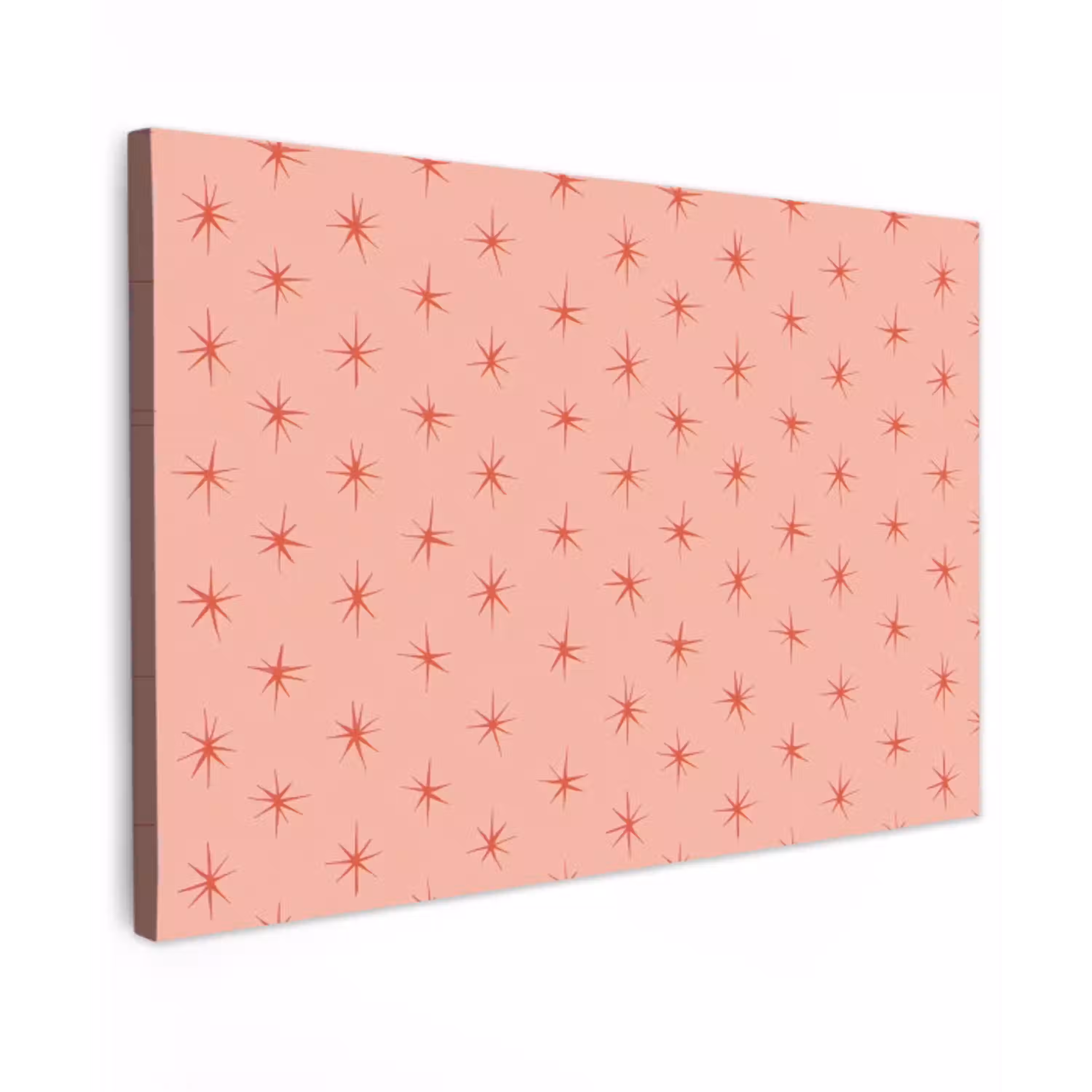 Sterretjes - Patroon - Oranje canvas 2cm klein 34 -z3d