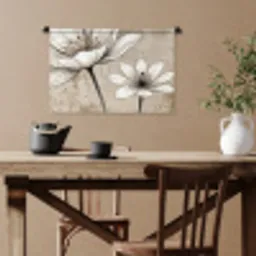 Modern - Design - Wit Wandkleed katoen klein -sfeer6