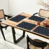 Deco - Waaier - Blauw Placemat vinyl groot 368 -zzsfeer4_Kitchenyeah-website
