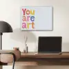 You are art - Kleurrijk - Grafisch PET vilt klein -sfeer5