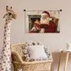 Kerst - Kerstman - Winter - Open Haard Wandkleed katoen klein -wsfeer5_kind