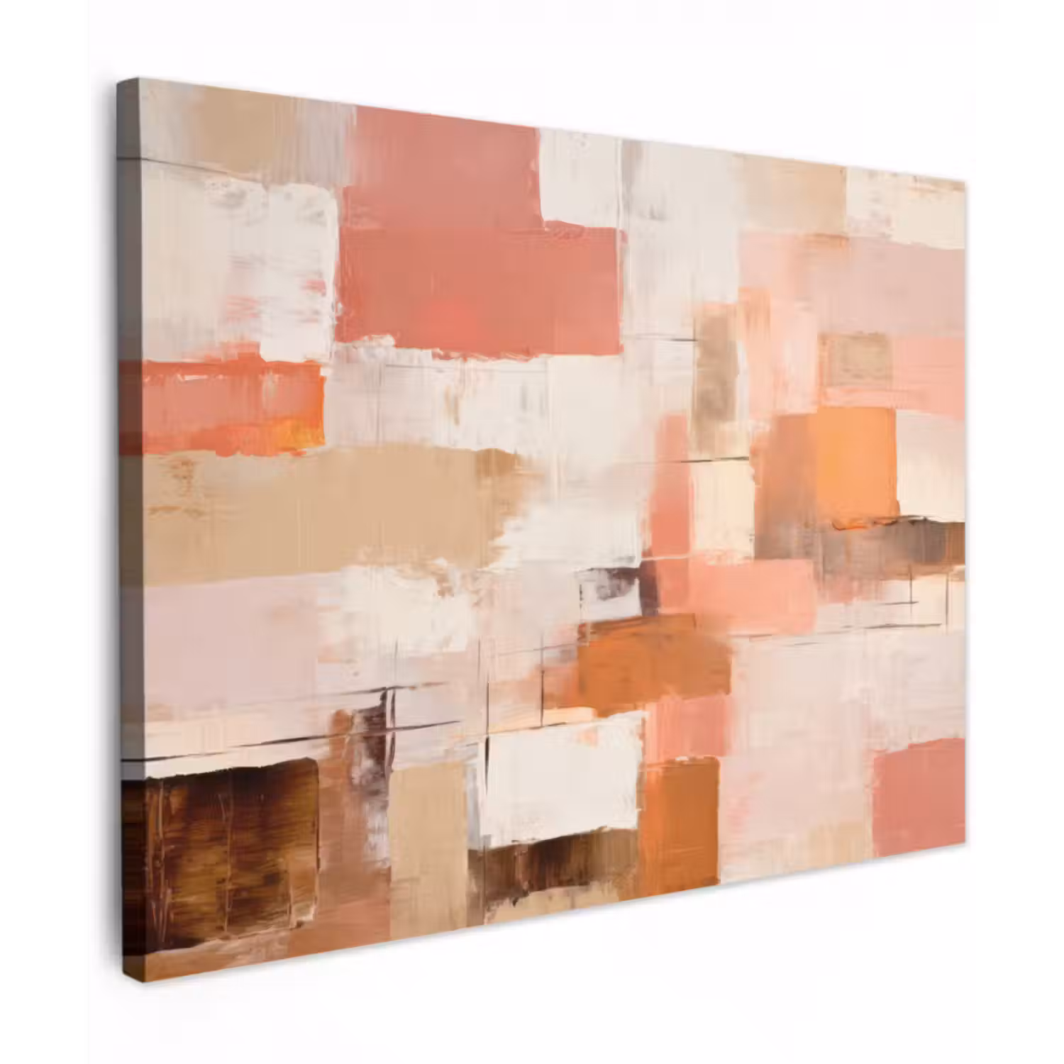 Leinwandbild - Kunst - Rosa - Abstrakt