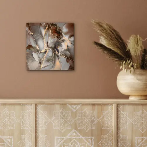 Grijs - Goud - Marmer - Marmerlook aluminium wit klein -sfeer4