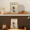 Vos - Gele bloemen - Minimalistisch Light Box met kabel (Kinderlampje) klein -sfeer3_kind