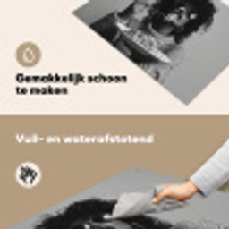 Vrouw - Pasta - Zwart - Wit Inductie beschemer met haakjes klein -ky-schoon-nl