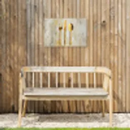 Verf - Goud - Bestek Tuinposter op houten frame 2 cm dik klein -sfeer4