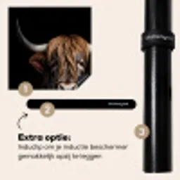 Nachtwacht van de Hooglanden Inductie beschermer vinyl 3mm middel -zzzzzzz-induclip_NL