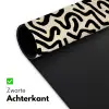 Abstract - Lijnen - Zwart Muismat XXL klein 681 -sfeer2