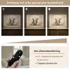 Konijnen - Bloemen - Eieren Light Box met batterij (Wandlamp) middel -USP_dimbaarNL