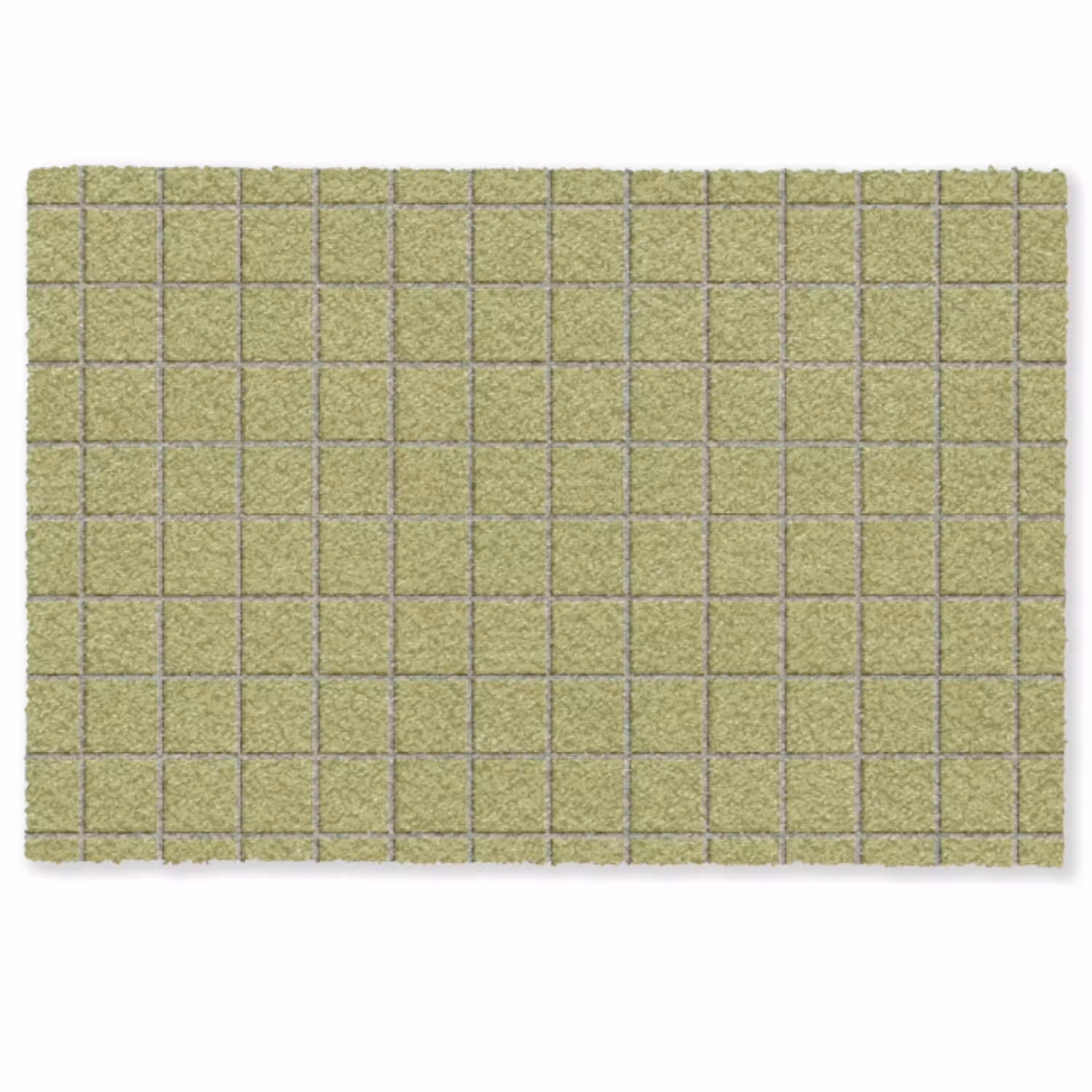 Tegel - Patroon - Olijfgroen Deurmat klein 898 -zkaufland3d
