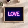 Neon - Love - Valentijn Dienblad Rechthoek middel -USP_Formaat