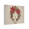 Deurkrans - Strik - Kerst - Rood - Groen PET vilt klein -3d