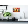 Street art - Liefde - Graffiti - Kunst - Banksy Muursticker klein -keuken