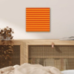 Strepen - Patroon - Oranje aluminium wit klein 46 -sfeer3