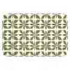 Botanisch - Retro - Groen WCmat klein 1009 -3d