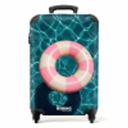 Drijvend - Zwemband - Water NBS - Handbagage koffer - Volwassenen Unisex middel -productfoto_recht