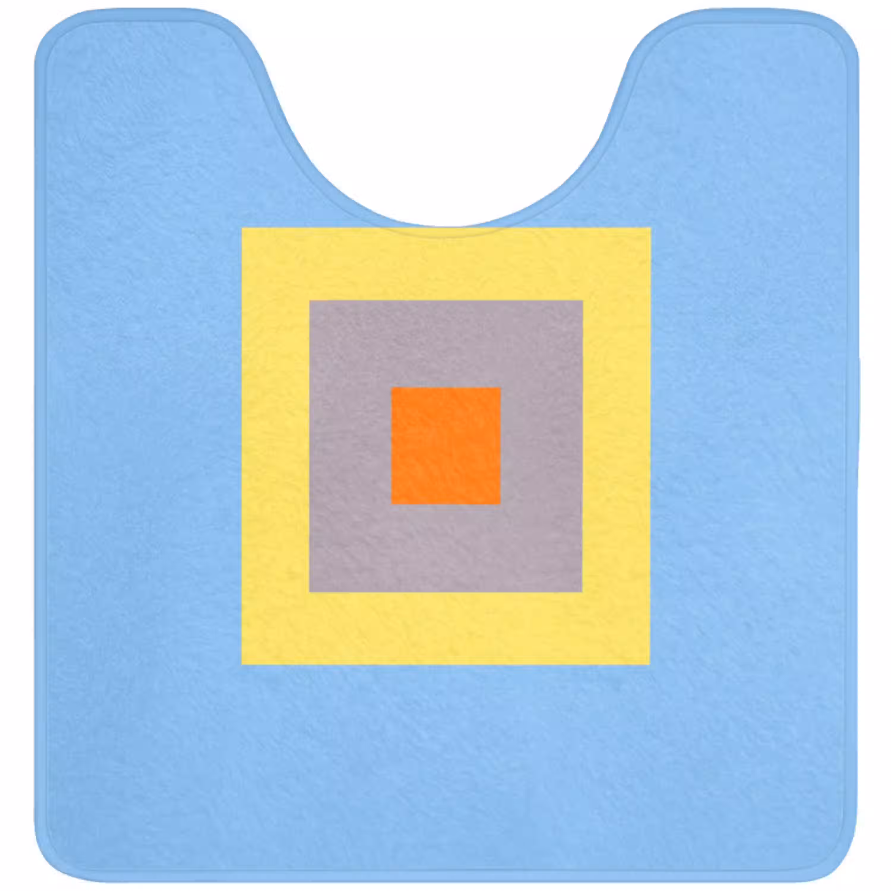 Abstract - Geometrisch - Kleurrijk - Modern - Vormen WCmat U-uitsnede middel -3d
